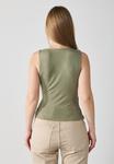 Топ Anna Field Top, Deep Lichen Green/Green - фото 3