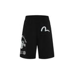 Повседневные шорты мужские черные Evisu, черный - фото 2