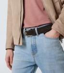 Замшевый ремень Brioni, кофе - фото 2