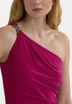 Платье из джерси JERSEY ONE SHOULDER GOWN Ralph Lauren, розовый - фото