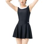 LiNing Платье-комбинация с боксерскими шортами для плавания Женское черное - фото 4