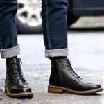 Devanro Зеленые короткие ботинки мартин, цвет Green - фото 4