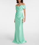 Атласное корсетное платье Nova Cocotte Vivienne Westwood, Mint - фото 2