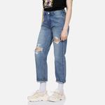 Джинсы женские деним синие Evisu - фото 4