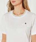 Футболка Aeronautica Militare Regular Fit с круглым вырезом, белый - фото 4