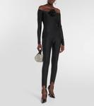 Украшенный комбинезон из джерси GIUSEPPE DI MORABITO, черный - фото 2