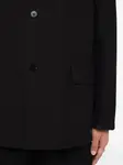 Деконструированная куртка-рубашка JIL SANDER, черный - фото 4