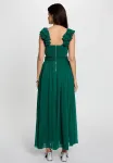 Свободное длинное платье Morgan, Vert - фото 2
