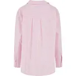 Рубашка Urban Classics Oversized Striped, розовый - фото 4