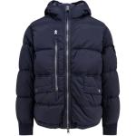 Пуховик с капюшоном STONE ISLAND, синий - фото