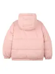 Пуховик с капюшоном Kenzo Kids, розовый - фото 4