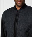 Куртка мужская Boss Orange шерстяная на молнии, черный - фото 4