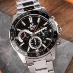 Мужские часы EDIFICE черные CASIO - фото 6