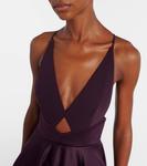 Платье Avallon с вырезом из сатина Solace London, Plum - фото 4