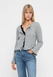Кардиган ONLY ONLRIMA LIFE FRILL BUTTON, Light Grey - фото 4