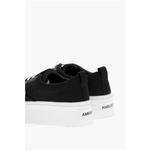 Низкие кеды из хлопка на платформе 5 см Ambush, Black - фото 2