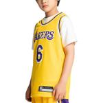 Детская баскетбольная рубашка Nike Kids, цвет Yellow - фото 5