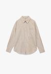 Блуза Koton Button-down blouse, Beige - фото 4