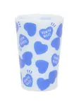 Стакан с рисунком в виде сердечек Human Made, синий - фото