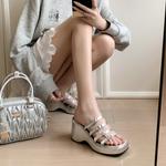 Шлепанцы женские Yeezyy Reezy, цвет Denim Blue - фото 7