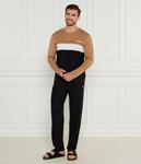 Кофта мужская Boss домашняя, бежевый/синий - фото 2