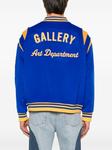 GALLERY DEPT. шерстяной бомбер с логотипом, синий - фото 4