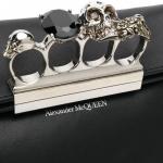 Alexander Mcqueen Женский кожаный клатч, черный - фото 5