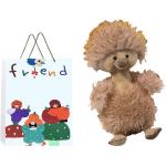 Плюшевая игрушка утка 40 см высота Whoops, серый - фото