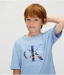 Футболка Regular fit Calvin Klein Jeans, синий - фото 4