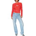 Джемпер M-Kyra с логотипом DIESEL, оранжевый - фото 5