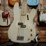Бас-гитара Fender JB Custom Precision, гриф из клена, арктический белый - фото