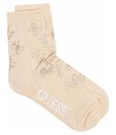 Носки женские Guess Underwear со стразами, бежевый - фото