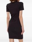 Versace Jeans Couture платье с логотипом V-Emblem, черный - фото 4