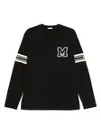 Футболка с вышивкой MONCLER, черный - фото