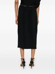 Драпированная юбка миди Jade Cropper, черный - фото 4