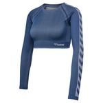 Футболка с длинным рукавом Hummel Blaze Seamless, синий - фото 3