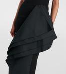 Платье миди Bree с драпировкой Safiyaa, черный - фото 5