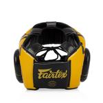 Шлем Fairtex Microfiber Headguard M2, золотой - фото 4
