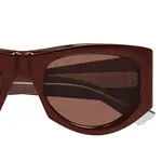 GUCCI Прямоугольные солнцезащитные очки, Red - фото 4