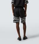 Бермуды из шелкового твила с узором пейсли Dolce&Gabbana, черный - фото 4