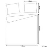 Комплект постельного белья harmonridge  Beliani, синий - фото 4