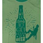 Футболка JeansTrack Climb & Beer, зеленый - фото 3