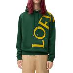 Худи расслабленного кроя LOEWE, темно-зеленый - фото 4