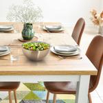 4 современные сервировочные миски диаметр 25 см. Relaxdays, желтый - фото 2