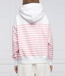 Толстовка женская Riani в полоску с капюшоном, белый - фото 4