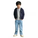 Толстовка Gant 806798 full zip, синий - фото 5