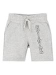 Шорты с вышитым логотипом Givenchy Kids, серый - фото