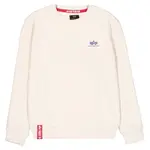 Толстовка Alpha Industries Basic Small Logo, бежевый - фото 3