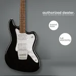 Squier - Бас-гитара Paranormal Rascal - Металлик Черный - фото