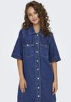 Платье ONLY ONLBELLE NOOS, Dark Blue Denim/Dark-Blue Denim - фото 4